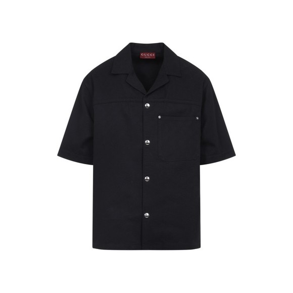 Gucci Other - Gucci Classic Short-Sleeve Cotton Shirt - NWT